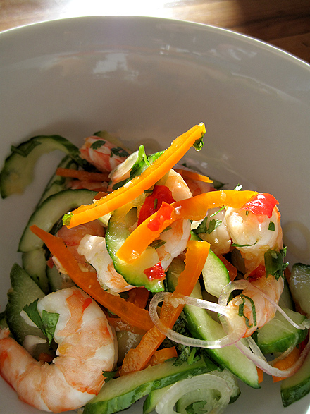 Thai Cucumber and Shrimp Salad